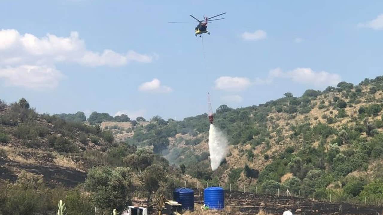 Manisa'da korkutan yangın! Neyse ki korkulan olmadı
