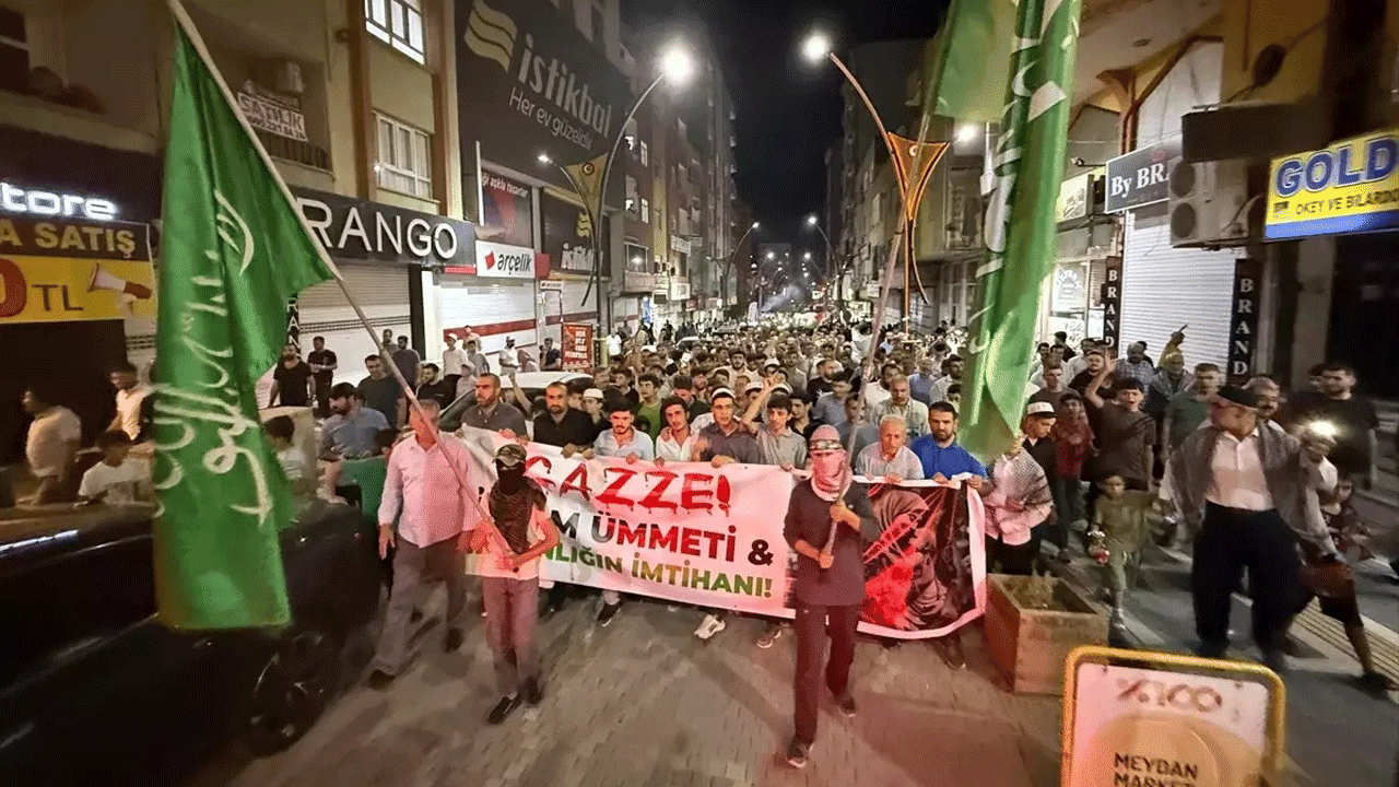 Mardin’de yürekleri ısıtan destek! Kızıltepe’de Gazze için dualar yükseldi