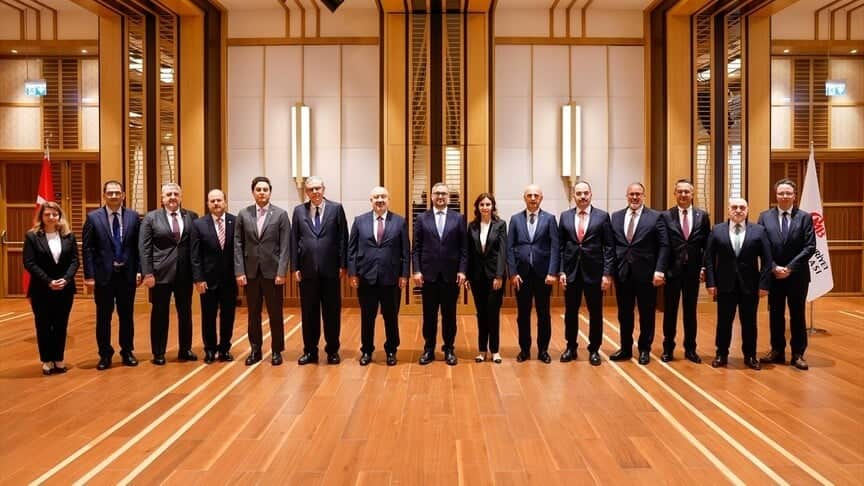 Merkez Bankası Karahan, Türkiye Katılım Bankaları Birliği Yönetim Kurulu ile bir araya geldi