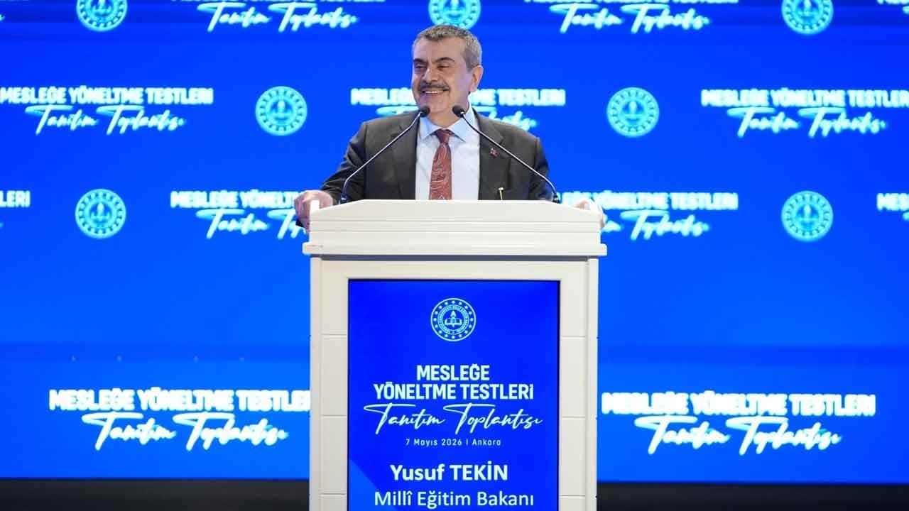 Milli Eğitim Bakanı Yusuf Tekin 'Mesleğe Yöneltme Testleri'ni tanıttı