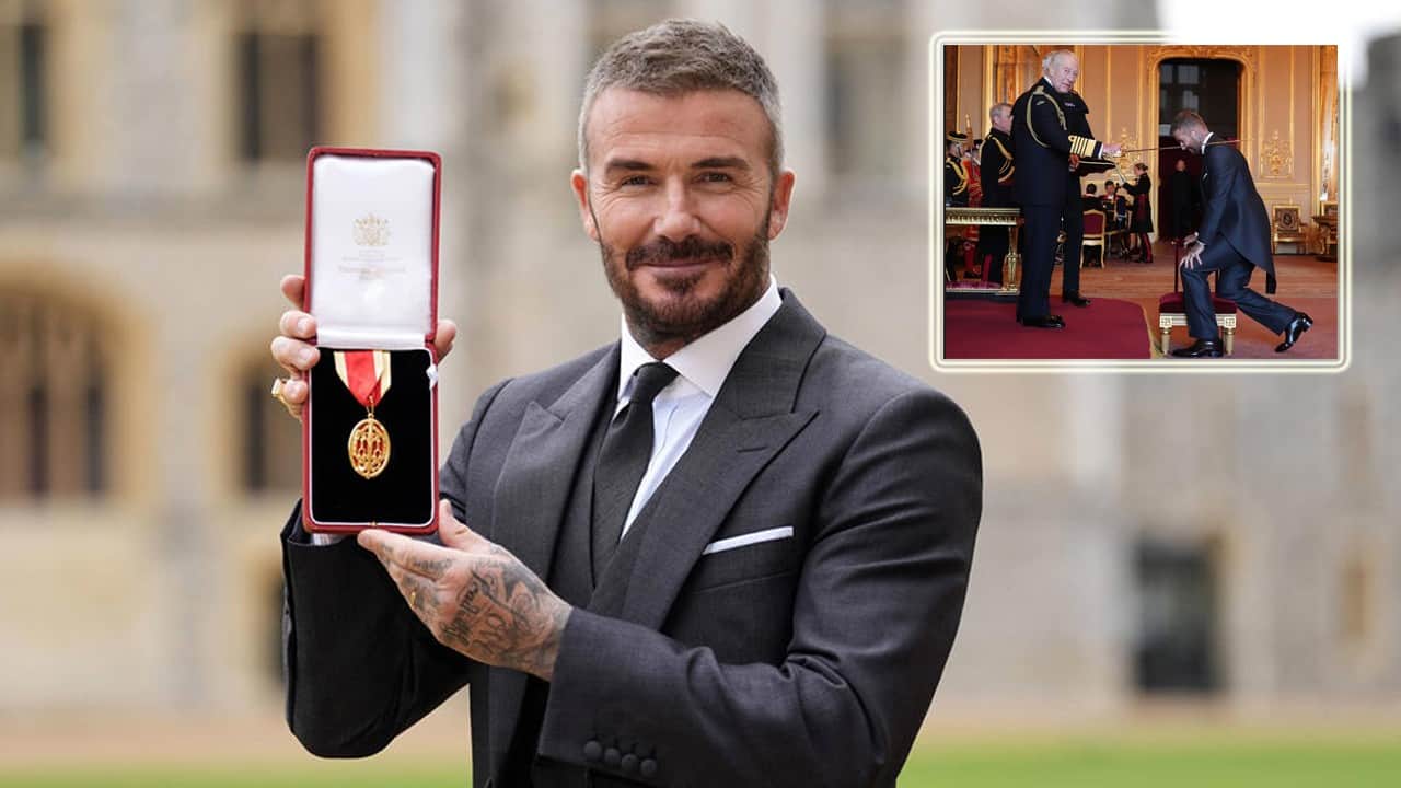 O artık şövalye! David Beckham ’Sir’ ilan edildi