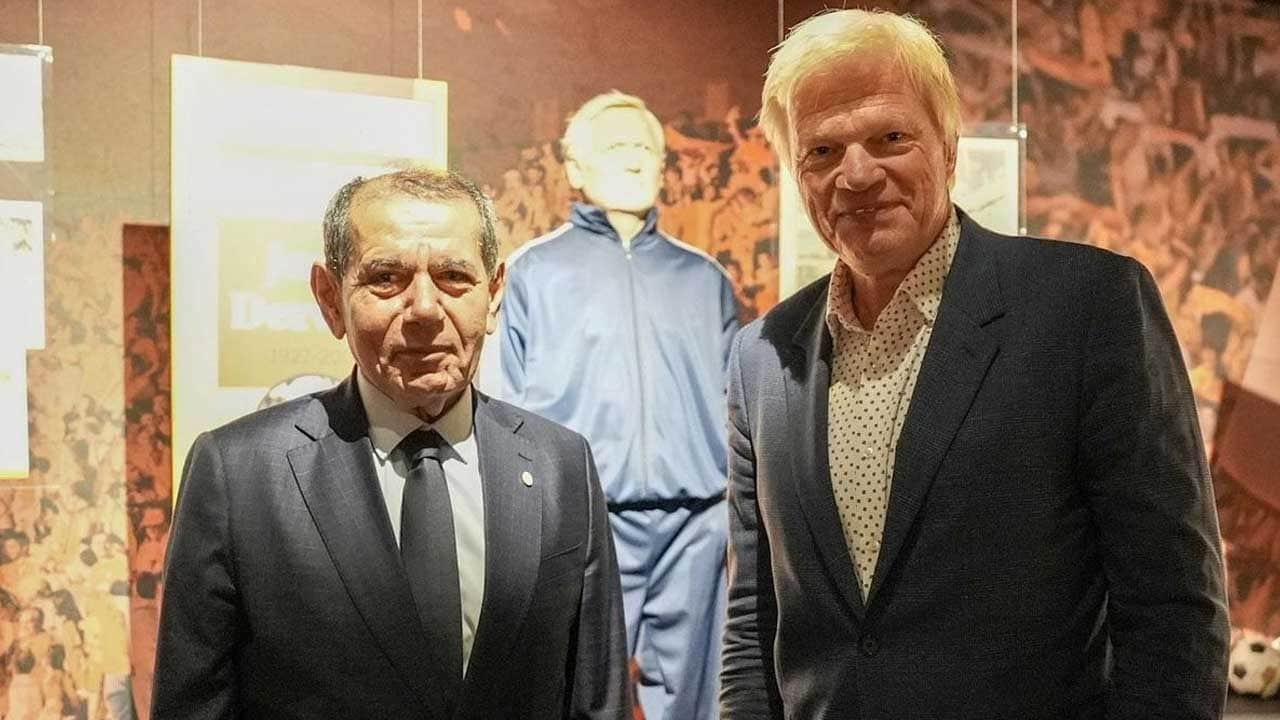 Oliver Kahn, Dursun Özbek'i ziyaret etti