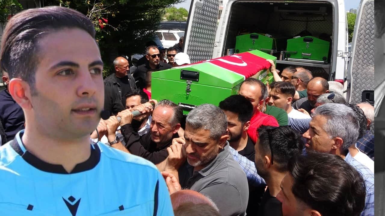 Ölüme dalmıştı! Genç hakem son yolculuğuna uğurlandı