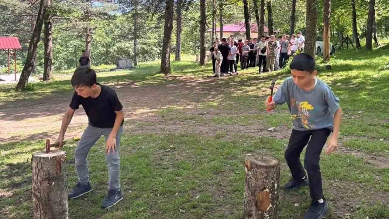 Ordu Kumru'da keyifli etkinlik: Hafızlık öğrencileri piknikte kucaklaştı