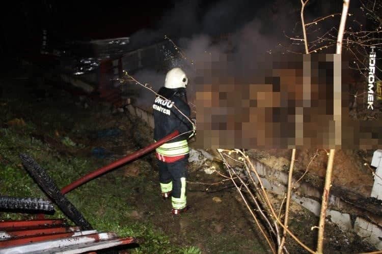 Ordu’da ahır yangını: 27 büyükbaş hayvan telef oldu