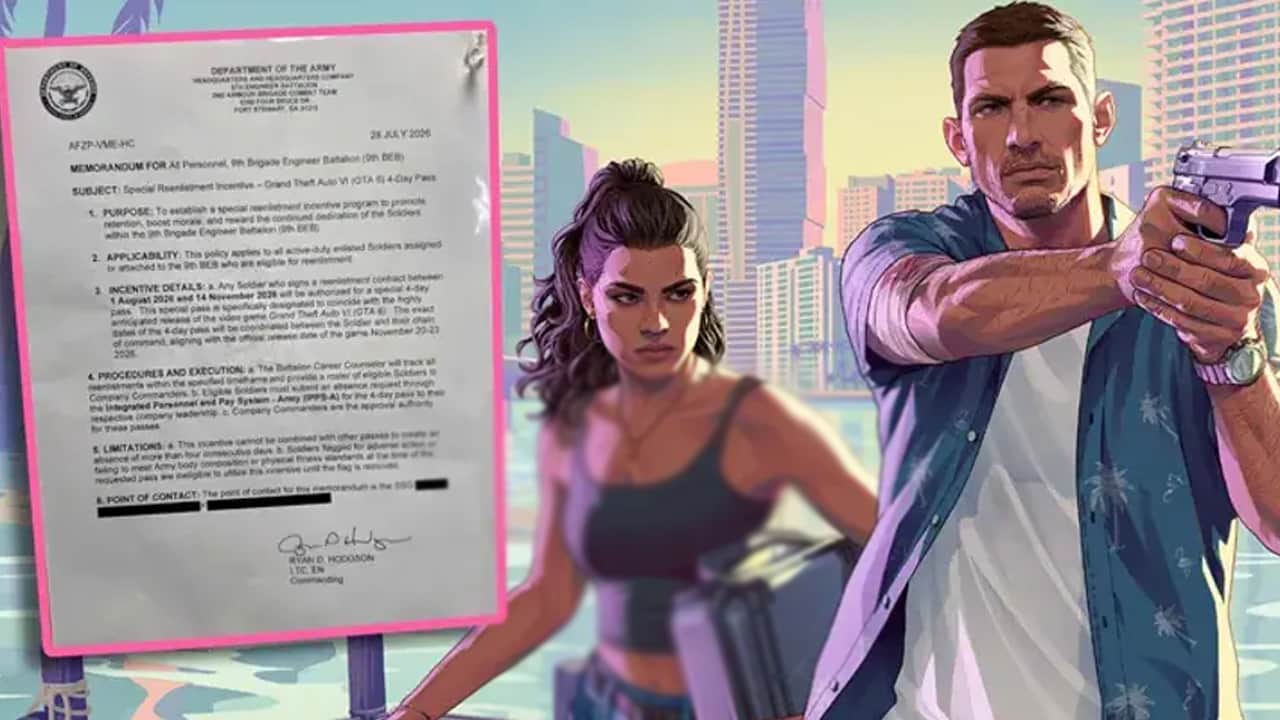 Orduda sıra dışı GTA 6 teşviki! Yeni çıkan oyun için askerlere '4 gün izin hakkı'
