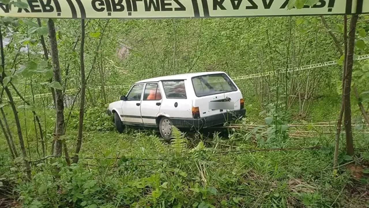 Otomobil fındık bahçesine girdi! Sürücü hayatını kaybetti