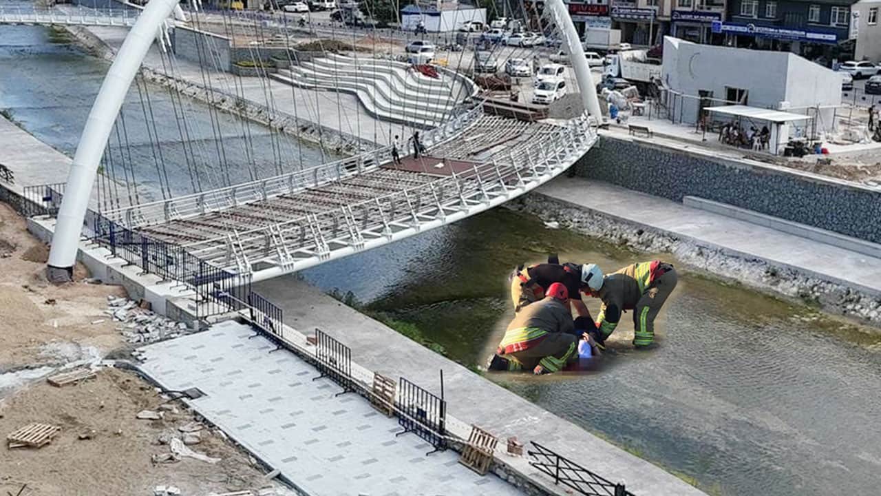 Öz çekim yaparken köprüden aşağı uçtu