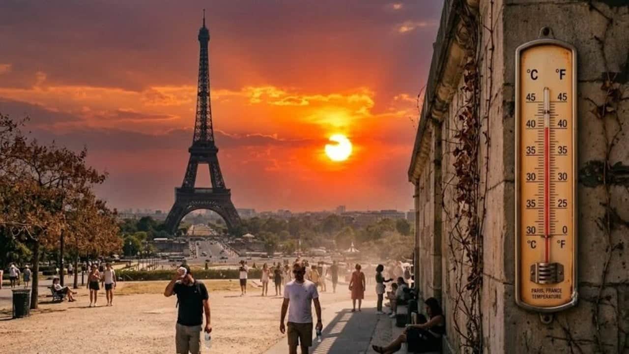 Paris'te aşırı sıcaklar nedeniyle 109 kişi hayatını kaybetti