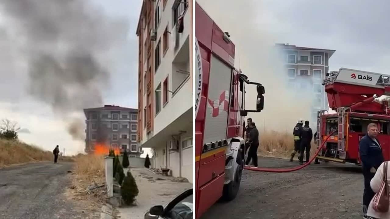 Pire için koca kümesi yaktı