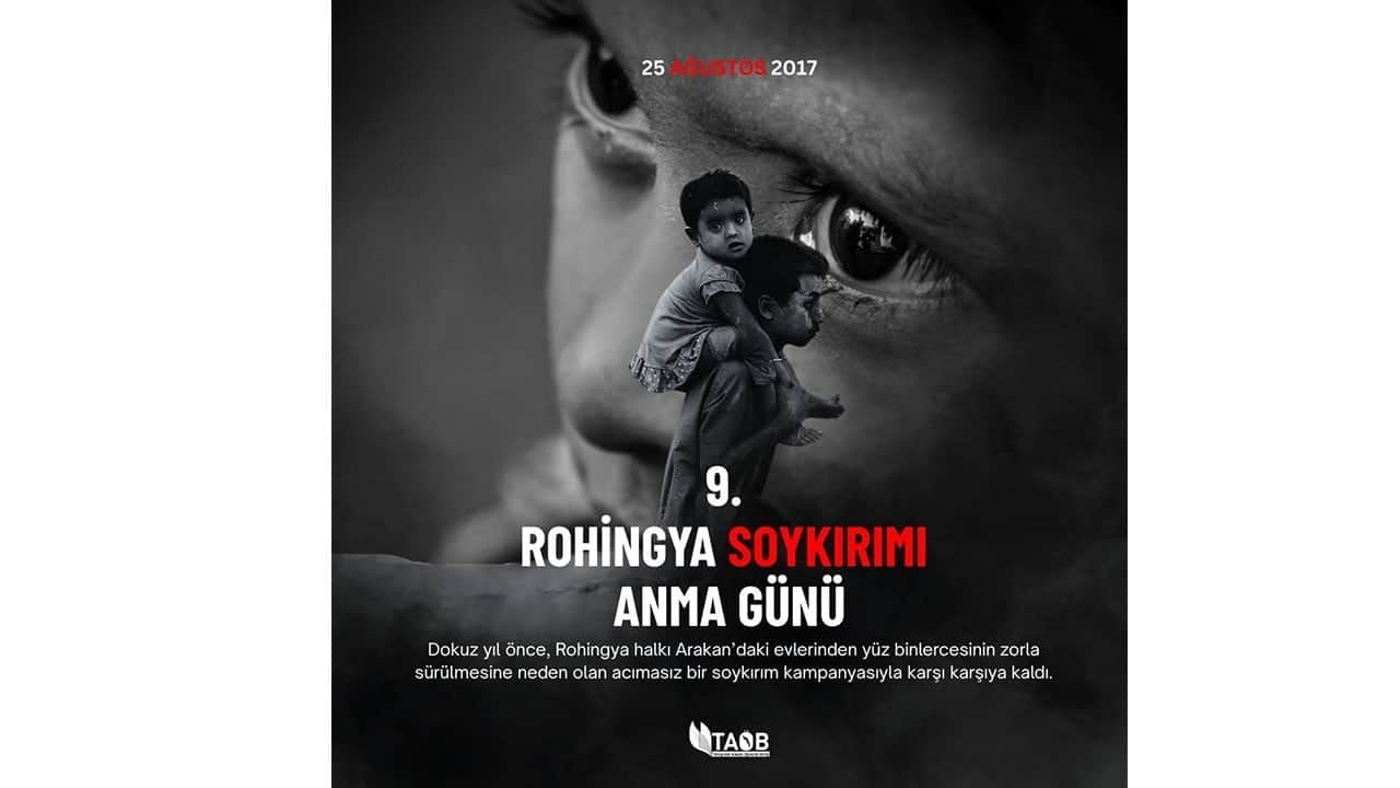 Rohingya Soykırı’nda hayatını kaybedenler anılıyor