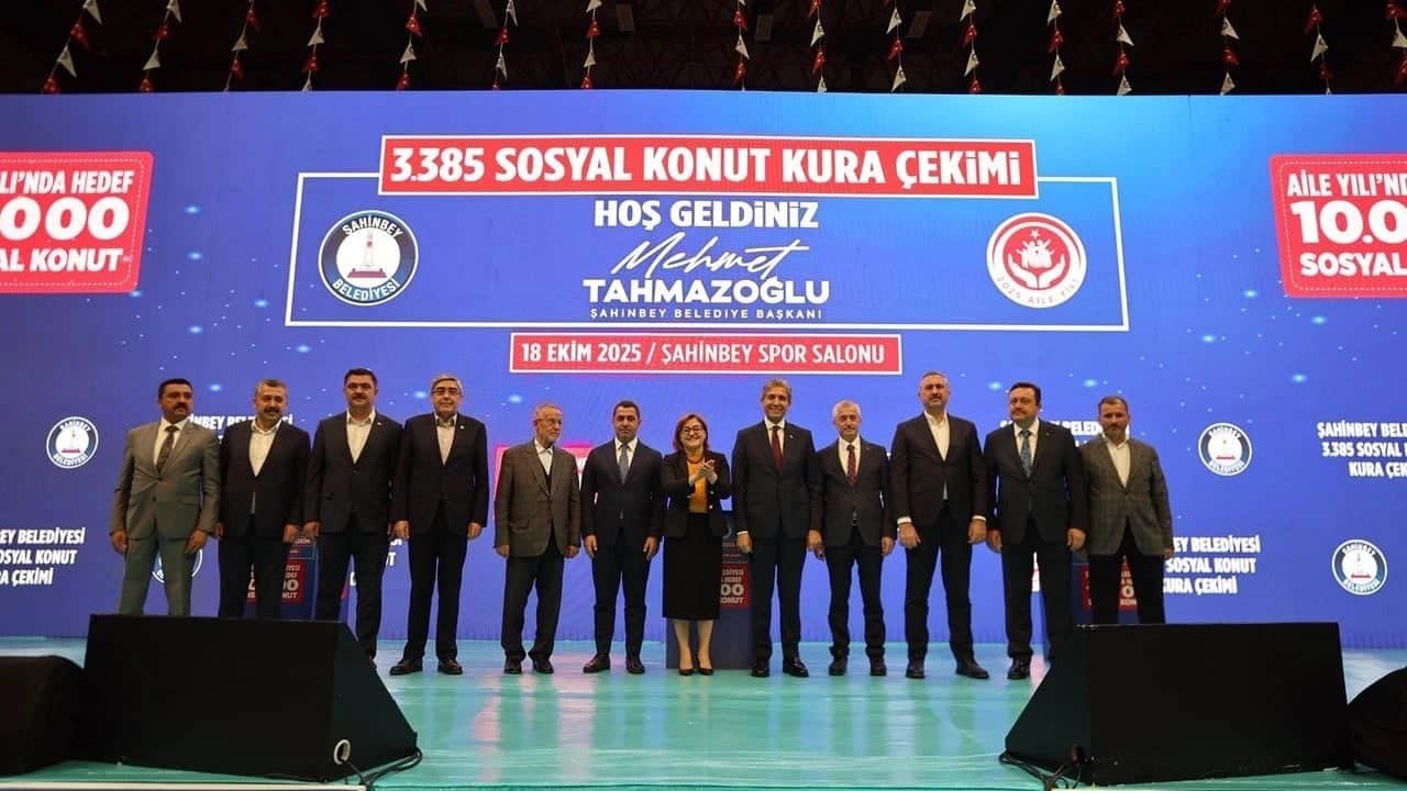 Şahinbey Belediyesi, 3,385 sosyal konut kurasını büyük bir heyecanla gerçekleştirdi