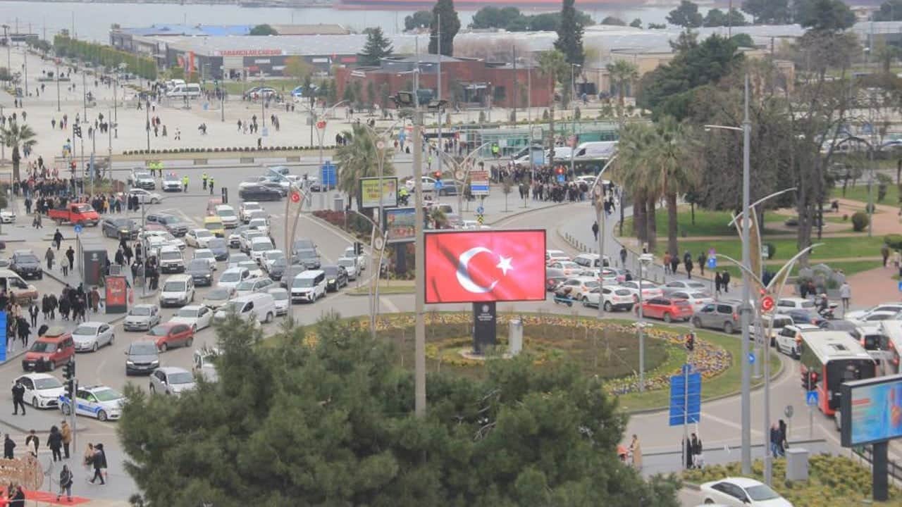 Samsun’da bayram yoğunluğu başladı