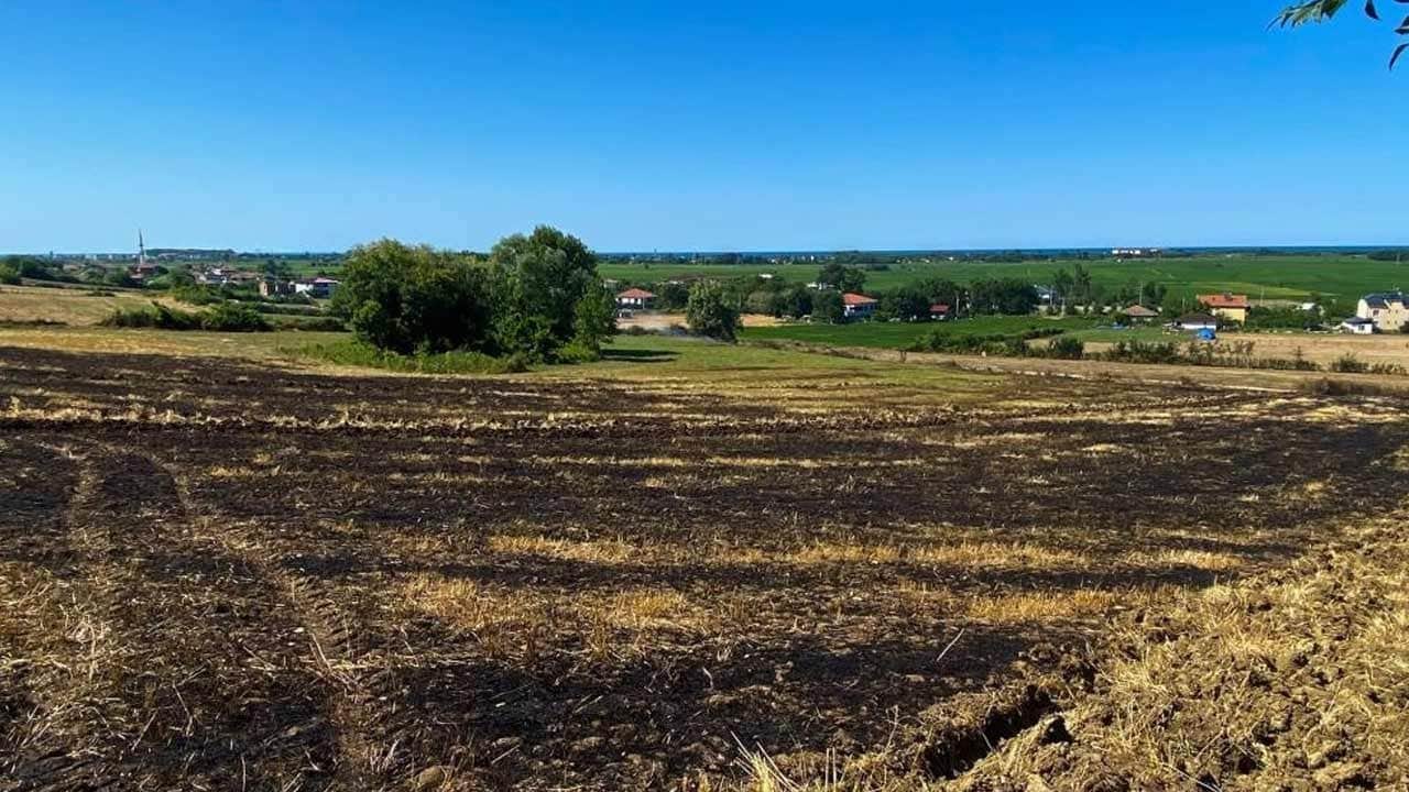 Samsun'da korkutan yangın