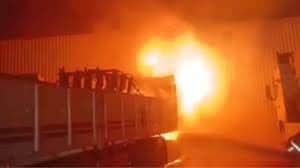 Şanlıurfa’da tır garajında korkutan yangın