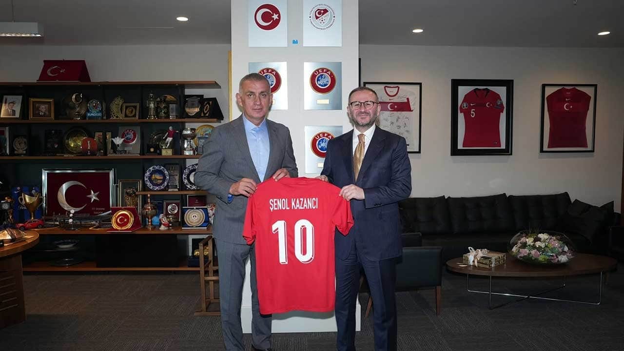 Şenol Kazancı’dan TFF Başkanı Hacıosmanoğlu’na Ziyaret