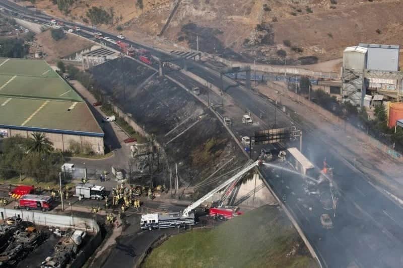 Şili’de doğal gaz kamyonu patladı: 4 ölü