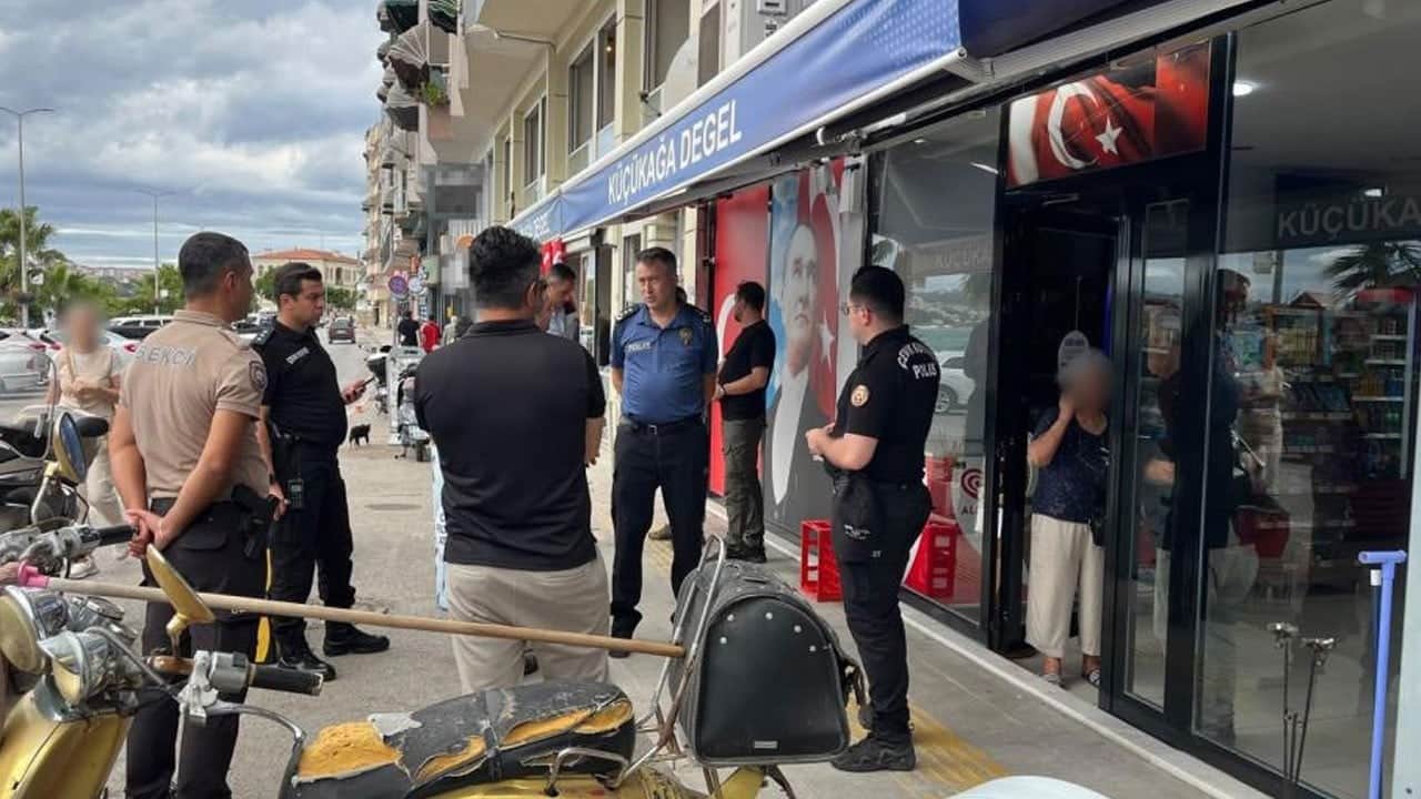 Sinir krizi geçirip kendini yaraladı