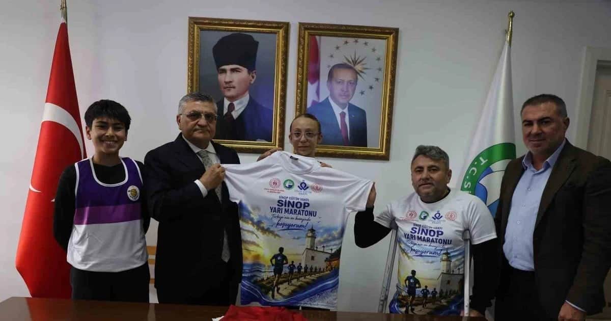 Sinop'ta 4 Ekim'deki ilk yarı maratona 39 ilden 700'ün üzerinde sporcu kayıt yaptırdı