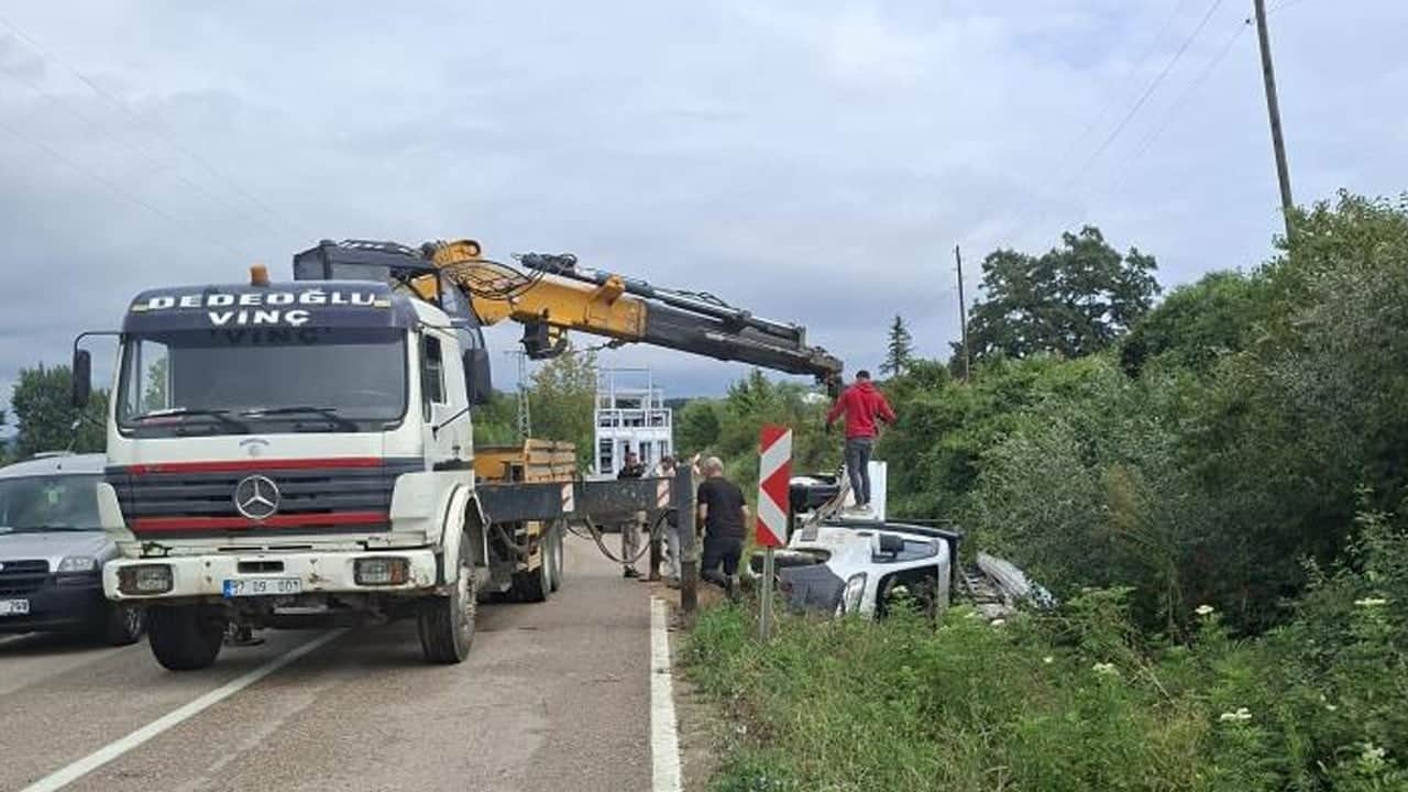 Sinop'ta tehlikeli kaza