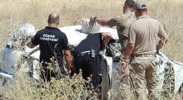 Şırnak'ta otomobil şarampole uçtu! 1'i bebek 5 kişi yaralandı