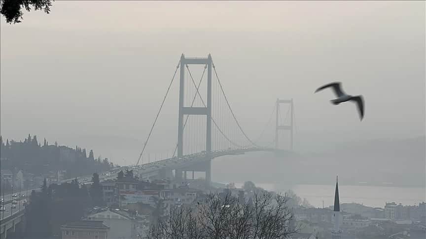 Sis, İstanbul Boğazı ve çevresinde etkili oldu