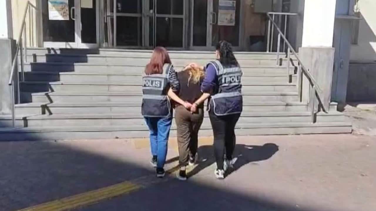Suç makinesi kadın polisten kaçamadı