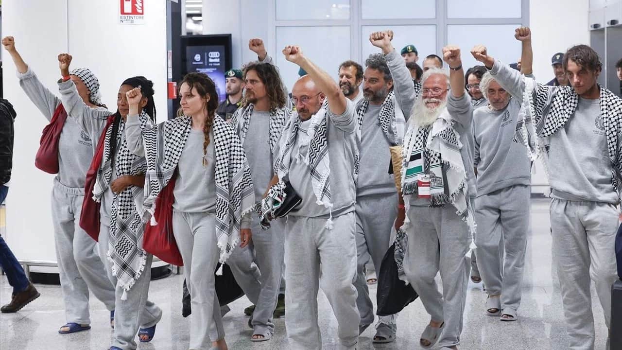 Sumud aktivistleri İtalya'ya döndü