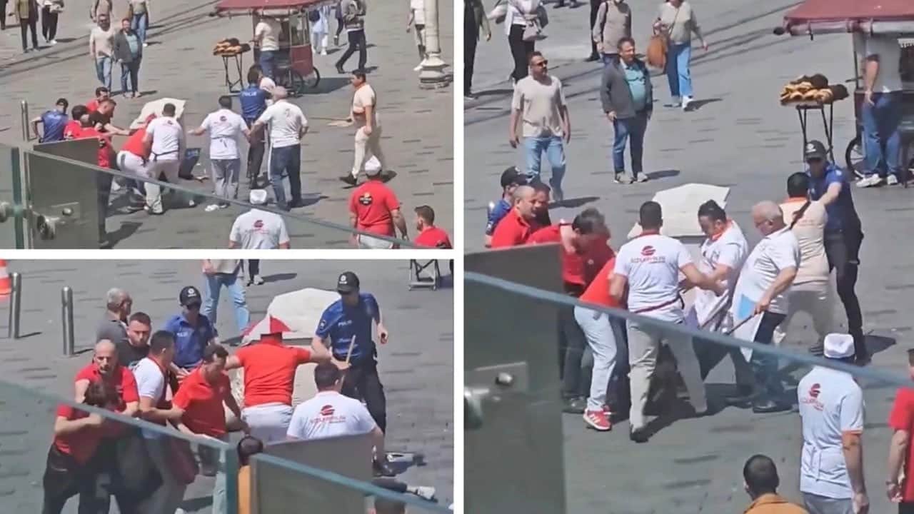 Taksim’de kazmalı meydan dayağı