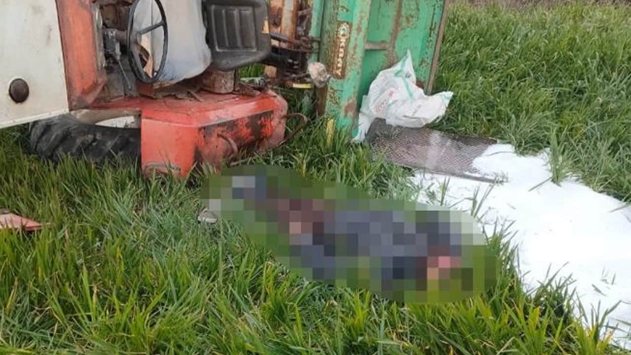 Tarlaya gübre atmaya gitti canından oldu