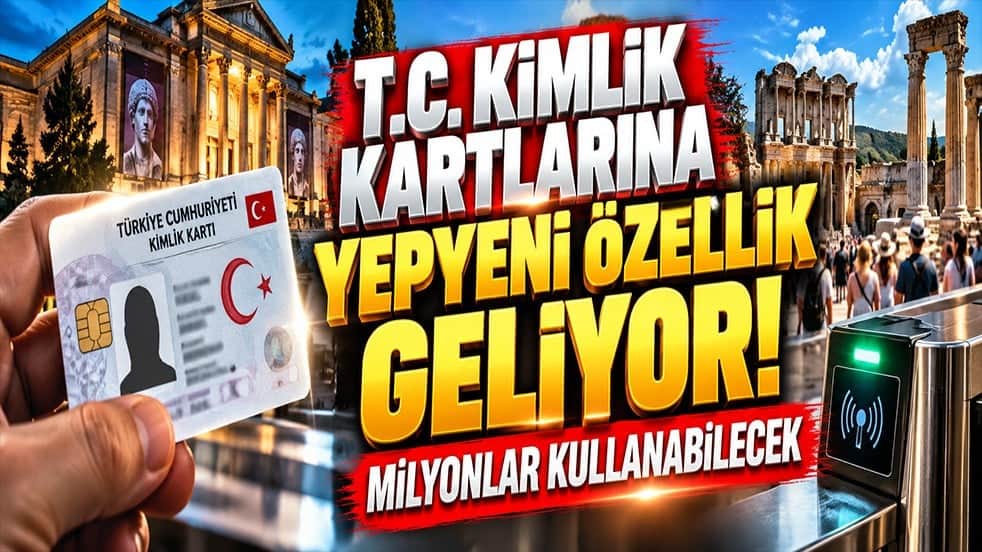 T.C. kimlik kartlarına yepyeni özellik geliyor! Milyonlar kullanabilecek