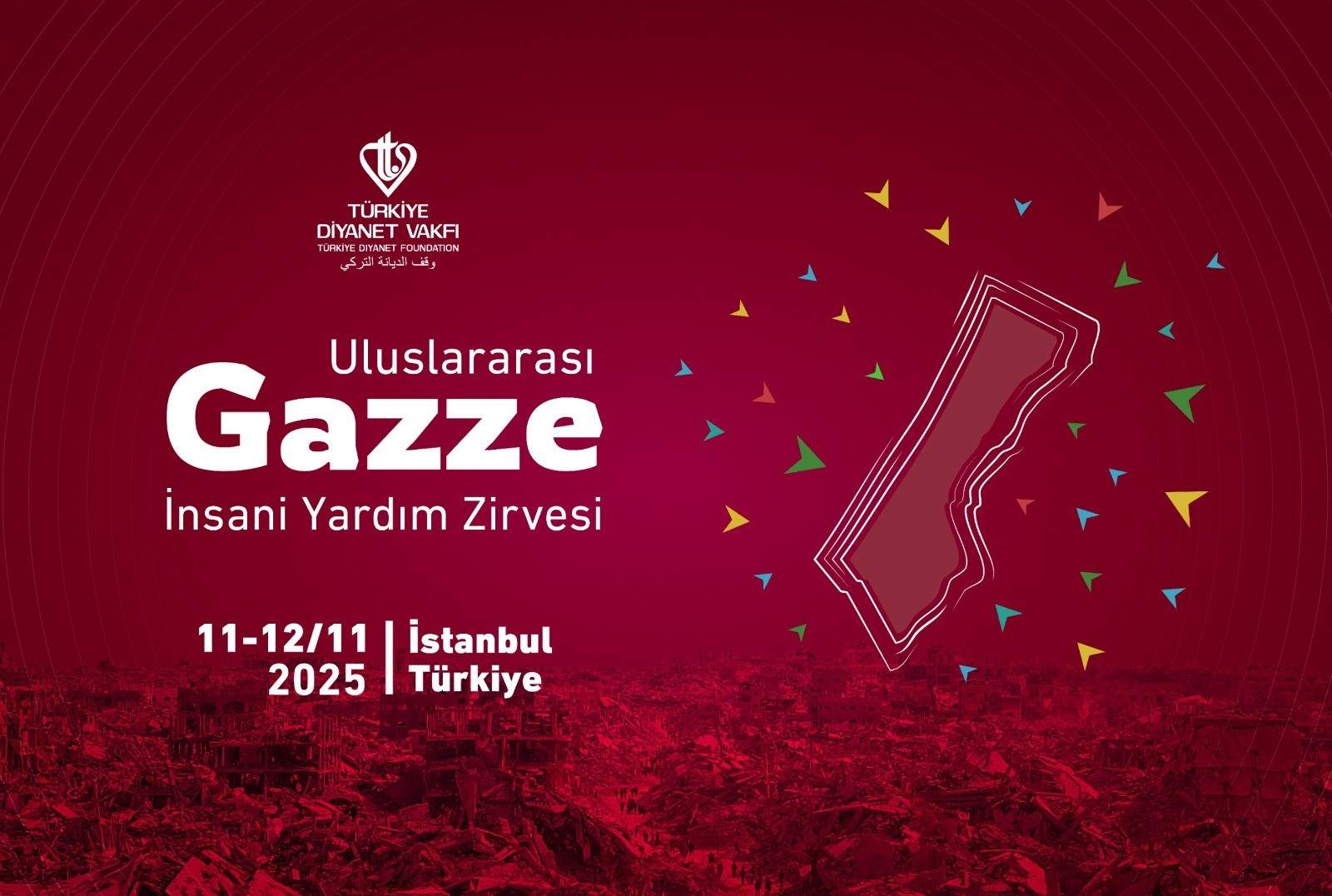 TDV "Uluslararası Gazze İnsani Yardım Zirvesi" düzenleyecek