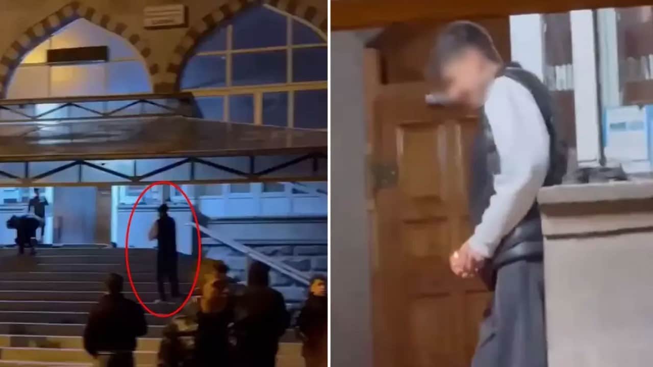 Teravihte yürekler ağza geldi! 15 yaşındaki çocuk bakın ne yaptı