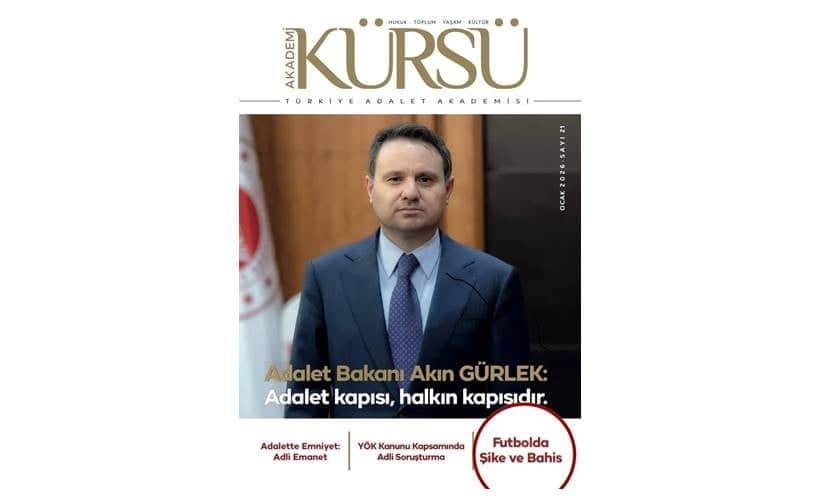 Türkiye Adalet Akademisi Dergisi "Akademi Kürsü"den Futbolda Şike ve Bahis Dosyası!