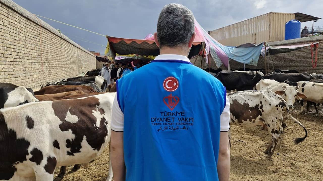 Türkiye Diyanet Vakfı Afganistan'da 420 bin kişiye kurban eti dağıttı
