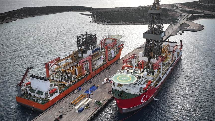 Türkiye'nin enerji filosuna katılmışlardı! İki yeni sondaj gemisi yan yana geldi