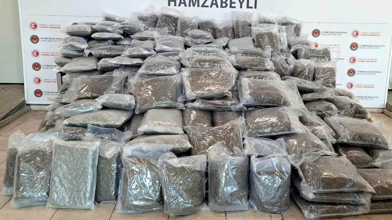 Türkiye'ye giriş yapacaktı! 287 kilo esrar çıktı