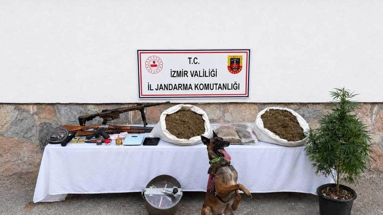 Urla’da uyuşturucu operasyonu: 13 kilo skunk ele geçirildi