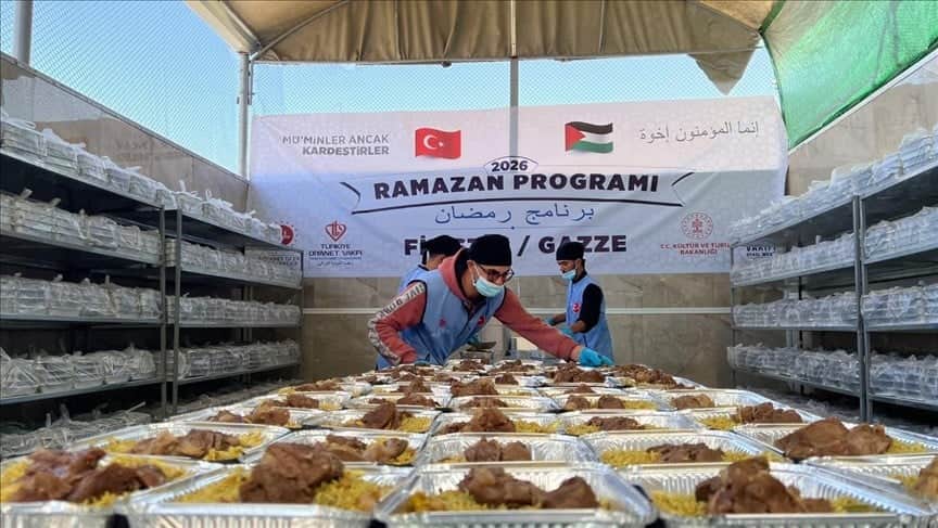 VGM ile TDV'den Gazze'ye günlük 20 bin kişilik iftar desteği