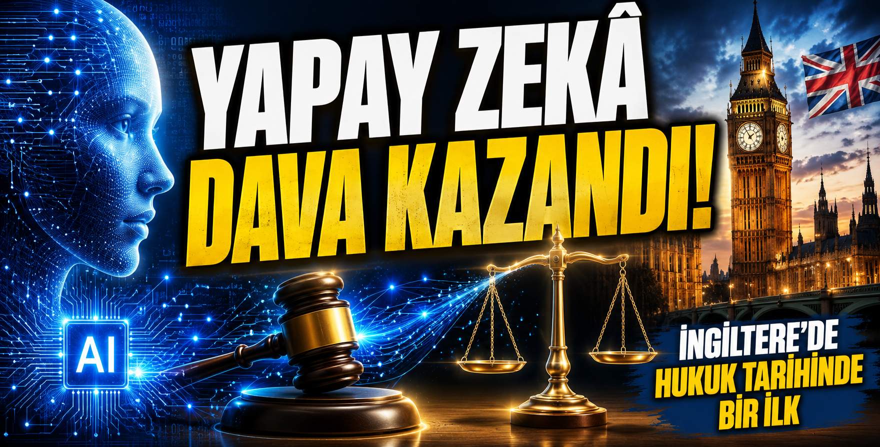 Yapay Zekâ Dava Kazandı: İngiltere'de Hukuk Tarihinde Bir İlk