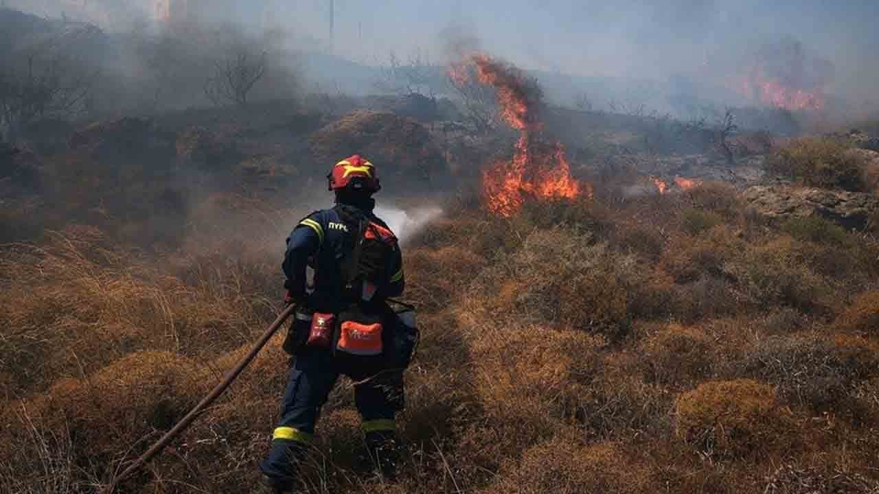 Yunanistan'da yangın felaketi: Koruma altındaki 629 hektar orman kül oldu!