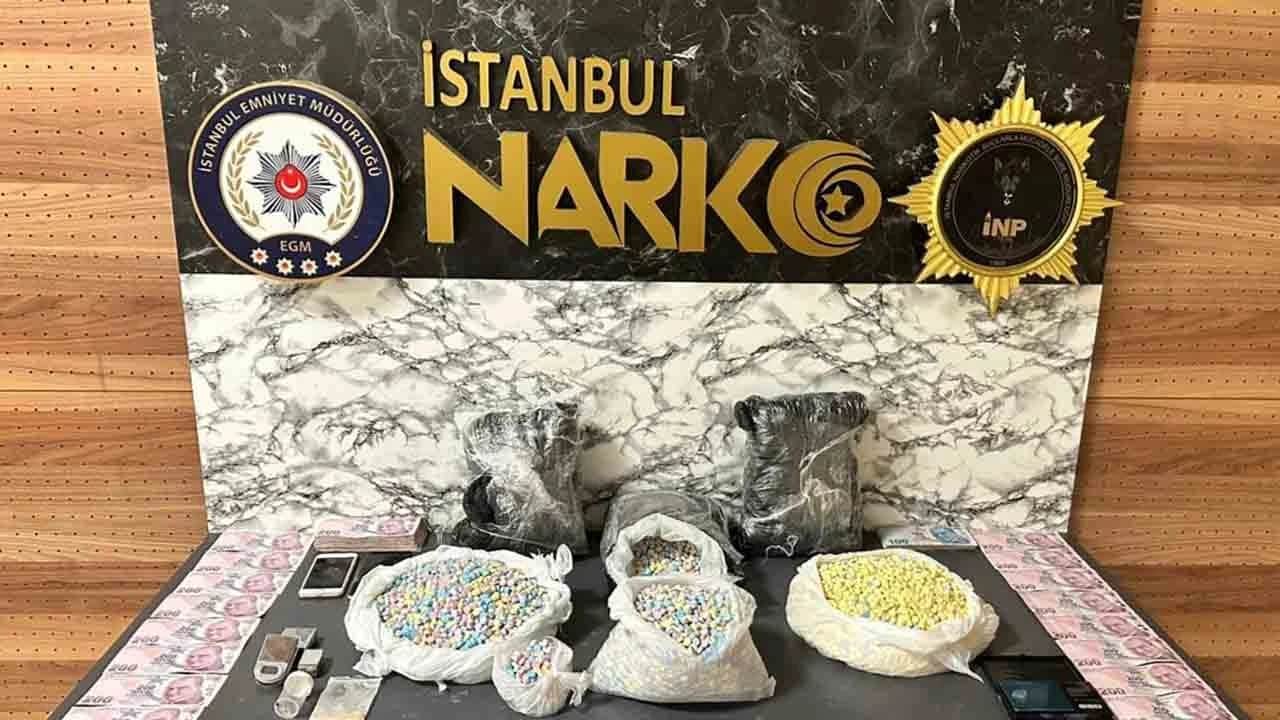 Zehir tacirine Esenyurt'ta darbe: 72 bin hap yakalandı