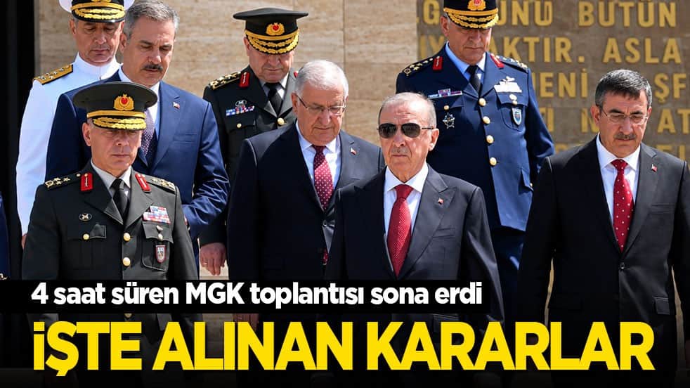 4 saat süren MGK toplantısı sona erdi! İşte alınan kararlar...