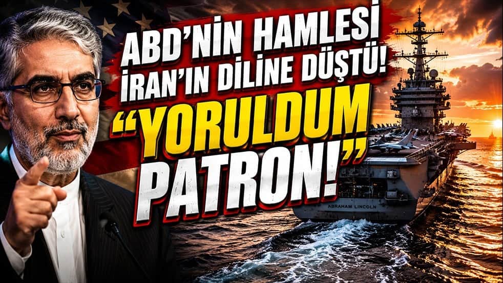 ABD uçak gemisini bölgeden çekti! İran'dan olay gönderme: Yoruldum patron!