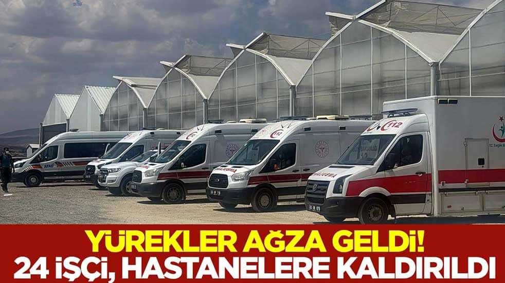 Afyonkarahisar'da yürekler ağza geldi! 24 işçi, hastanelere kaldırıldı