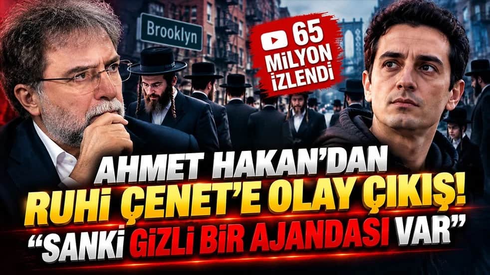 Ahmet Hakan’dan Ruhi Çenet’e olay gönderme! "Sanki gizli bir ajandası var"
