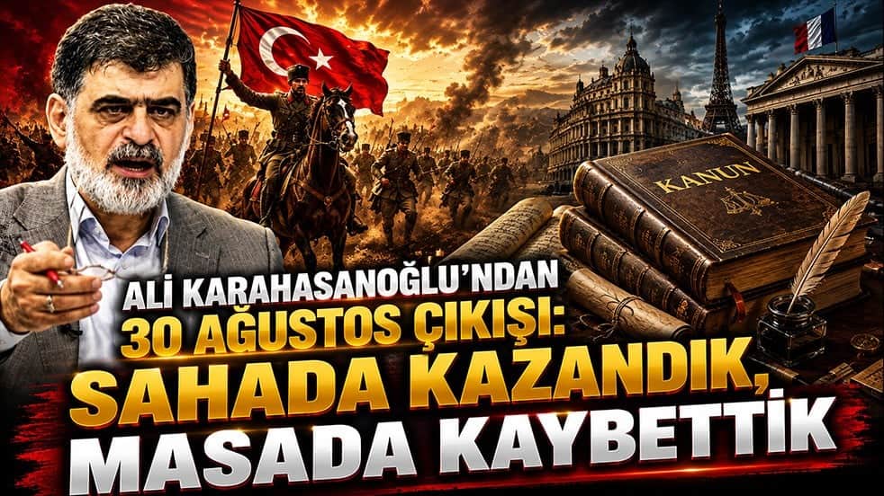 Ali Karahasanoğlu’ndan 30 Ağustos çıkışı: Sahada kazandık, masada kaybettik