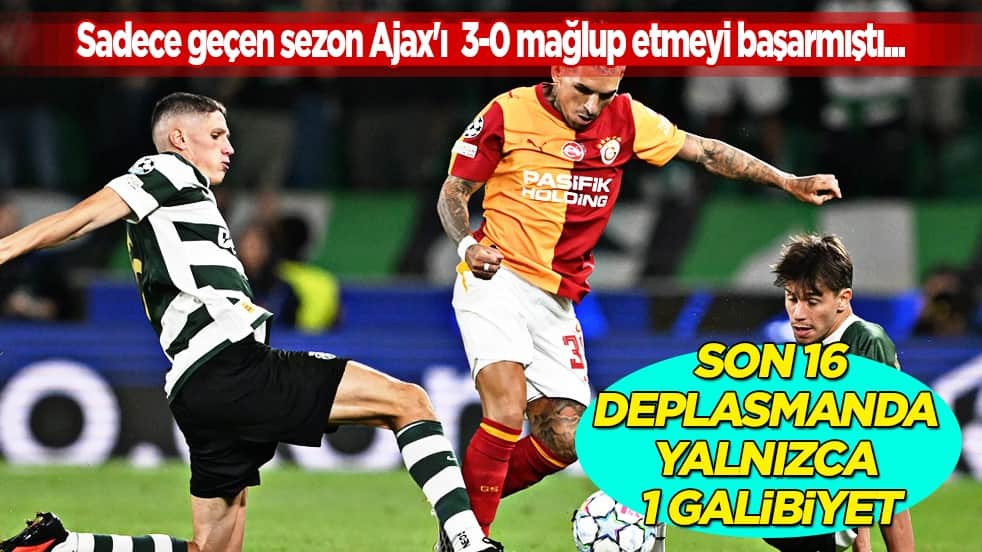 Avrupa kupalarında çıktığı son 16 deplasmanda yalnızca 1 galibiyet!