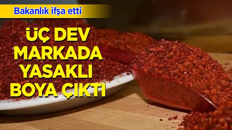 Bakanlık ifşa etmeye devam ediyor... Üç farklı dev markada yasaklı boya çıktı