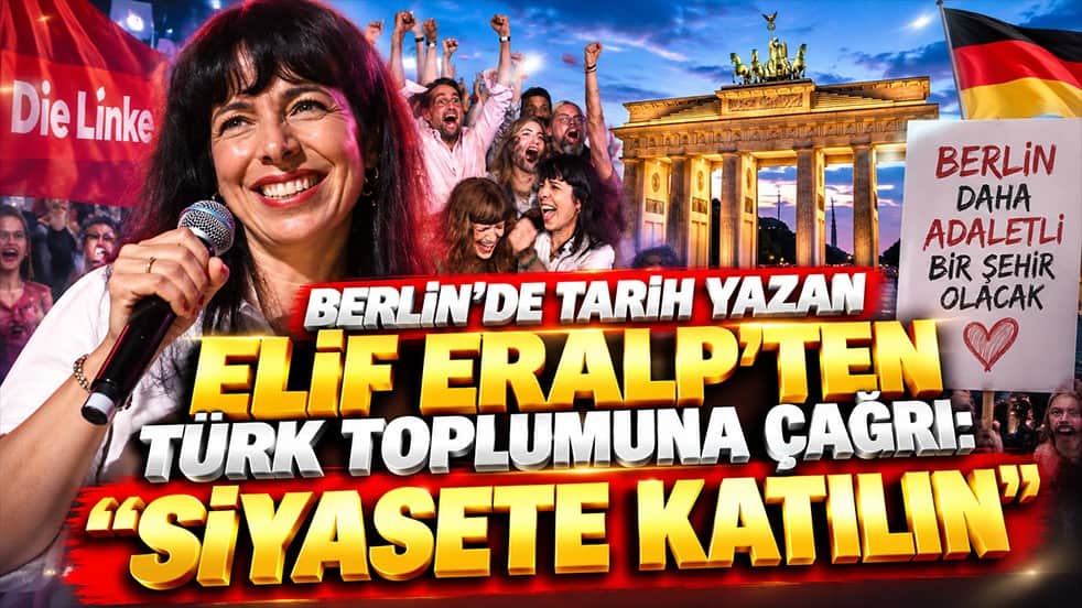 Berlin’de tarih yazan Elif Eralp’ten Türk toplumuna çağrı: "Siyasete katılın"